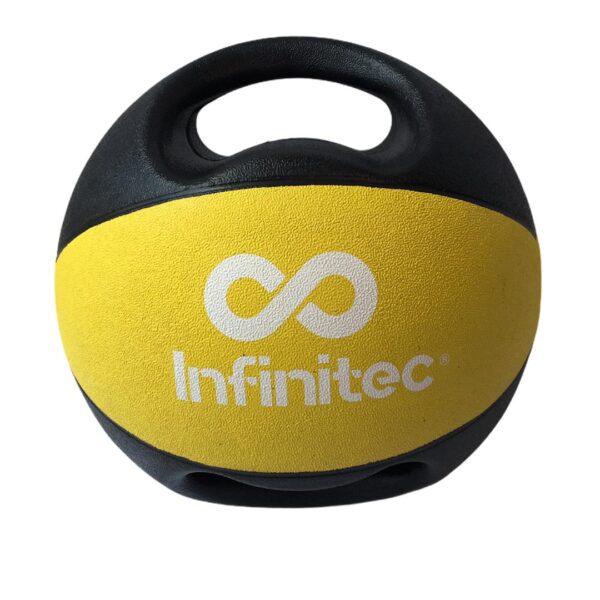 Pelota Medicinal Doble Agarre INFINITEC - 6kg a 10 kg - Imagen 2