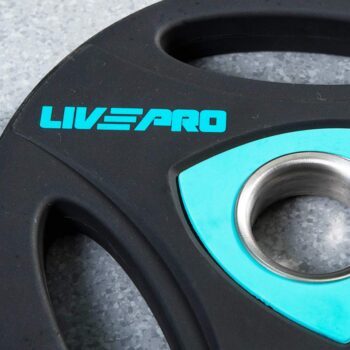 Discos Olímpicos de Poliuretano 15kg LIVEPRO - Imagen 3