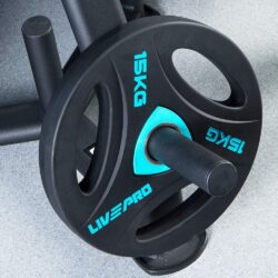 Discos Olímpicos de Poliuretano 15kg LIVEPRO