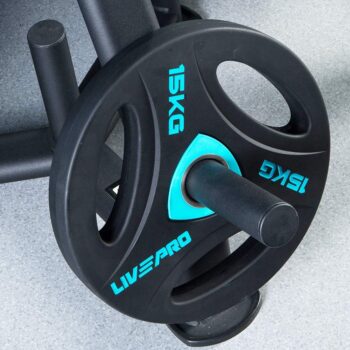 Discos Olímpicos de Poliuretano 15kg LIVEPRO
